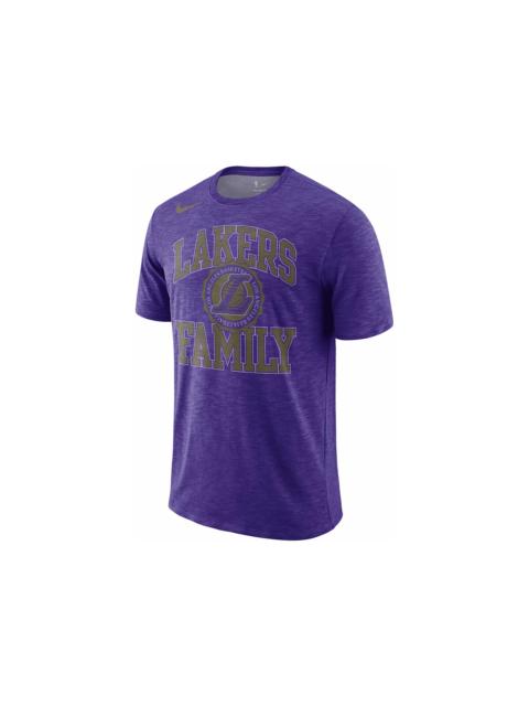 Nike NBA Los Angeles Lakers Mantra Dri-Fit T-shirt Purple
