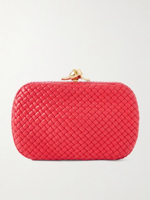 Bottega Veneta Knot Intrecciato Leather Clutch
