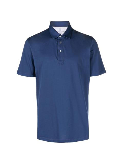 Brunello Cucinelli short-sleeve cotton polo shirt