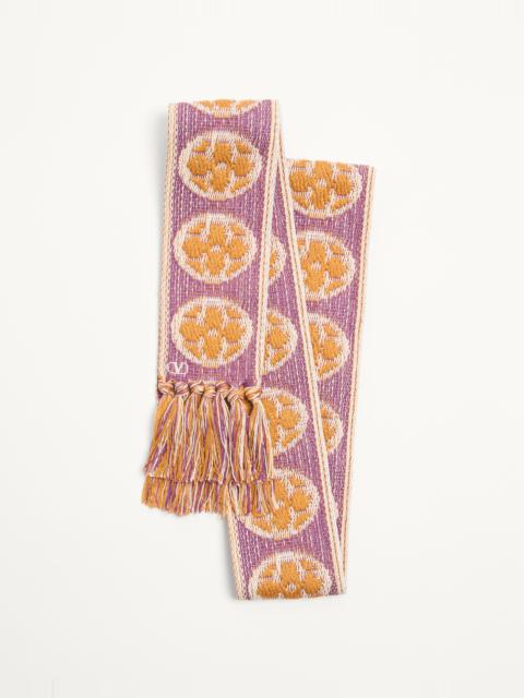 ANTIBES COTTON SCARF WITH FRINGE