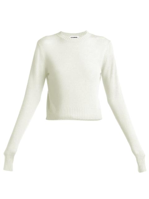 Jil Sander Long-Sleeve Wool Crop Sweater