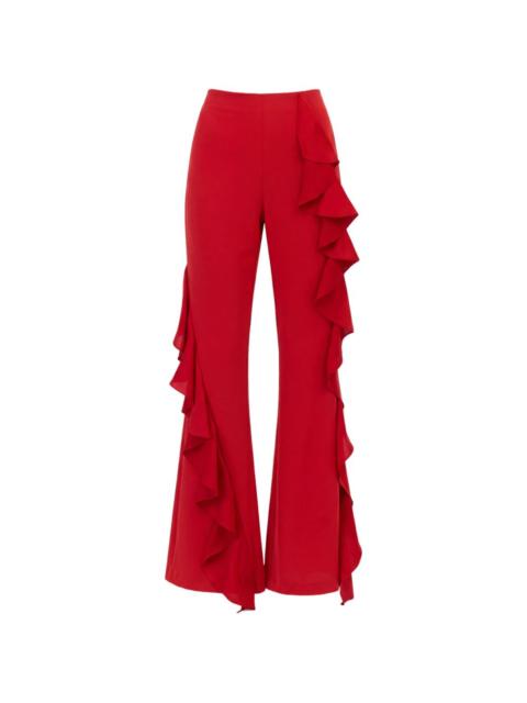 Cinq à Sept Selah ruffled trousers