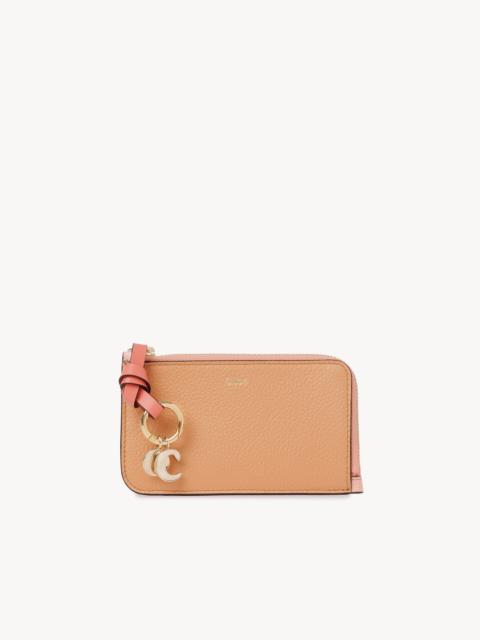 Chloé ALPHABET WALLET IN GRAINED LEATHER