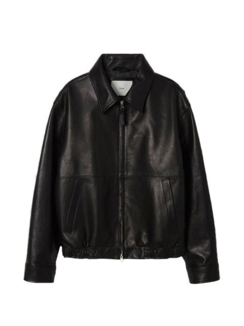 Dunst drizzler leather jacket