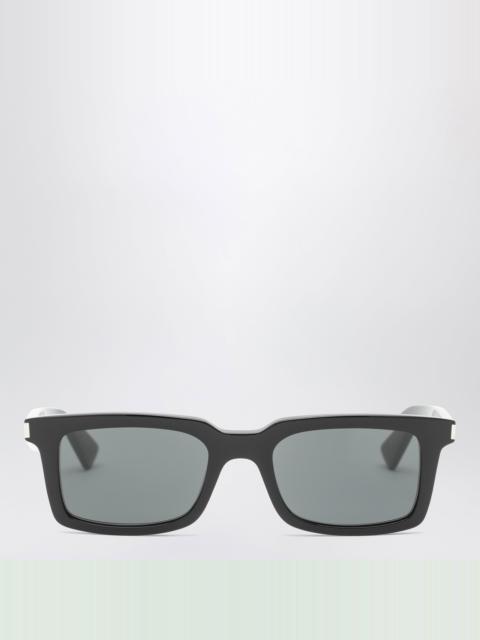 SAINT LAURENT Black rectangular sunglasses