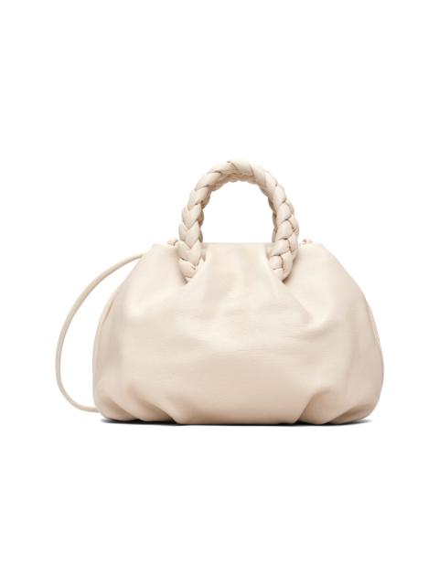 HEREU Off-White Bombon M Supple Shiny Bag