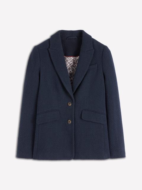 BODEN Stamford Texture Blazer-Navy Texture