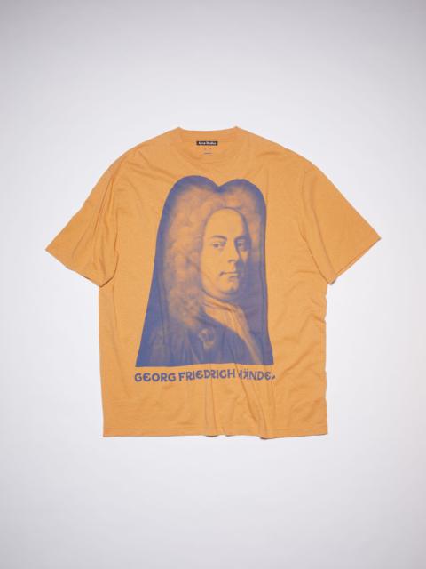 Acne Studios Composer crew neck t-shirt - Ochre orange