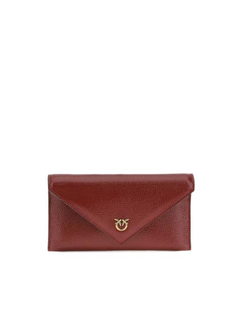 PINKO Love Birds envelope chain clutch bag