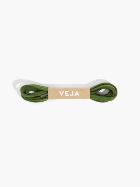 VEJA LACES ORGANIC COTTON MILITAR