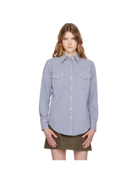 A.P.C. Blue Western Shirt
