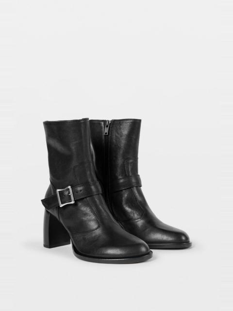 Ann Demeulemeester Klarissa Heeled Ankle Boots With Belt
