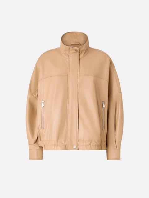 PINKO NAPPA LEATHER BLOUSON JACKET
