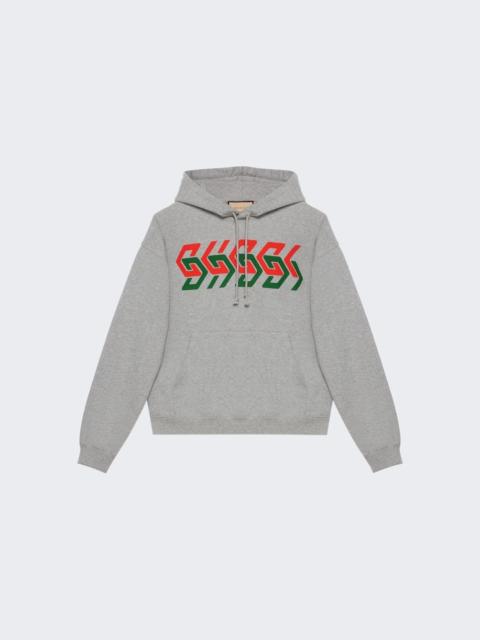 GUCCI Gucci 체인 인쇄 후드 스웨터