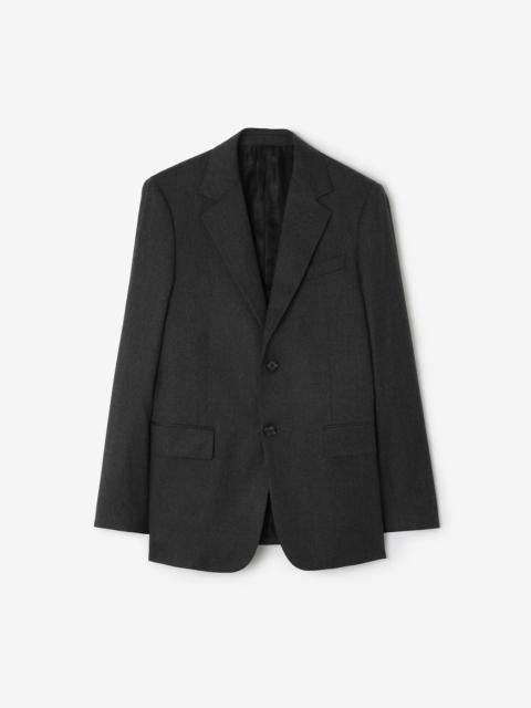 Burberry Wool Flannel Sloane Tailored Jacket