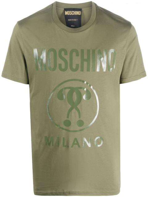 Moschino logo-print organic-cotton T-shirt