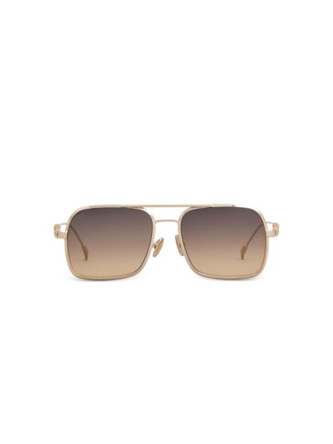Tod's braided square-frame sunglasses