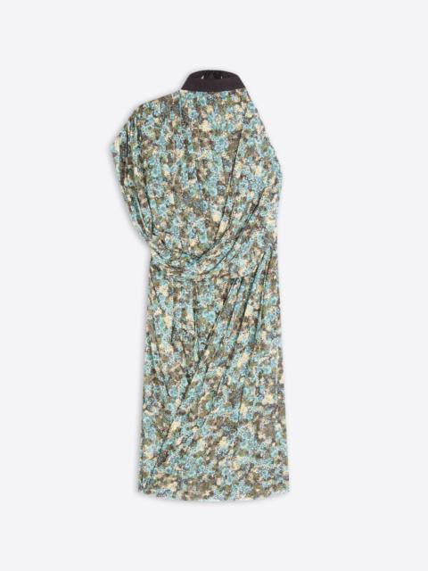 Dries Van Noten ASYMMETRICAL PLEATED DRESS