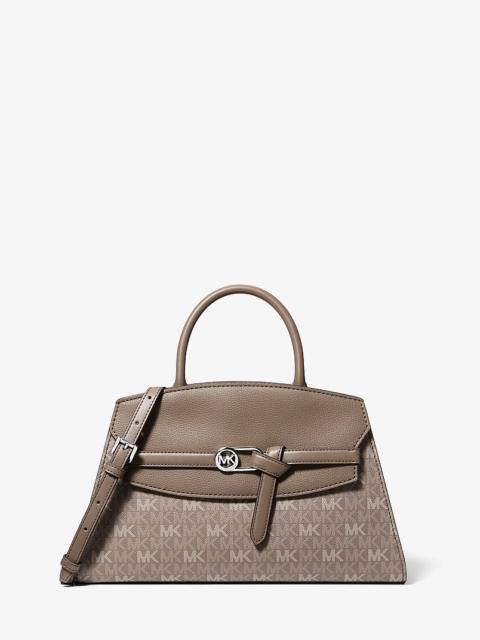 MICHAEL KORS Greta Medium Signature Logo Satchel