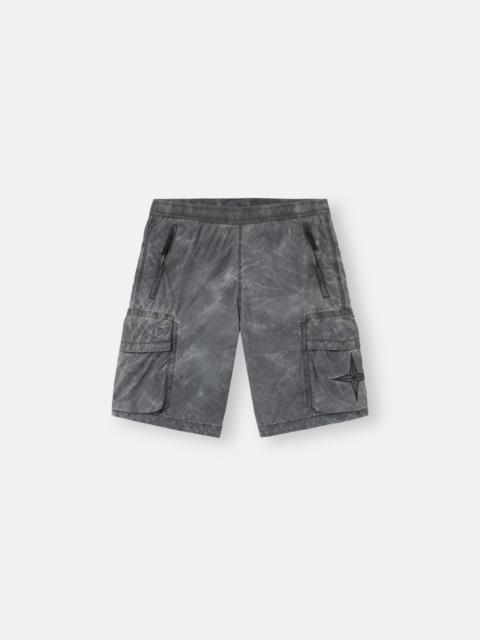 Stone Island L100006 UNEVEN PIGMENT DYED NYLON SMERIGLIATO + NYLON CANVAS