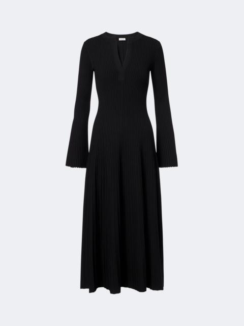 SIMKHAI Genna ribbed-knit midi dress
