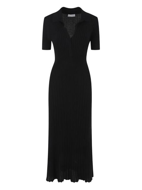 GABRIELA HEARST ribbed V-neck maxi dress