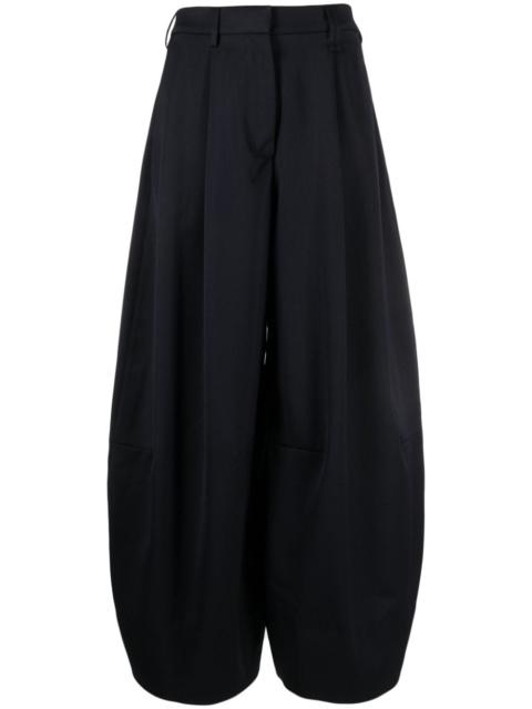 Simone Rocha pleated wide-leg trousers