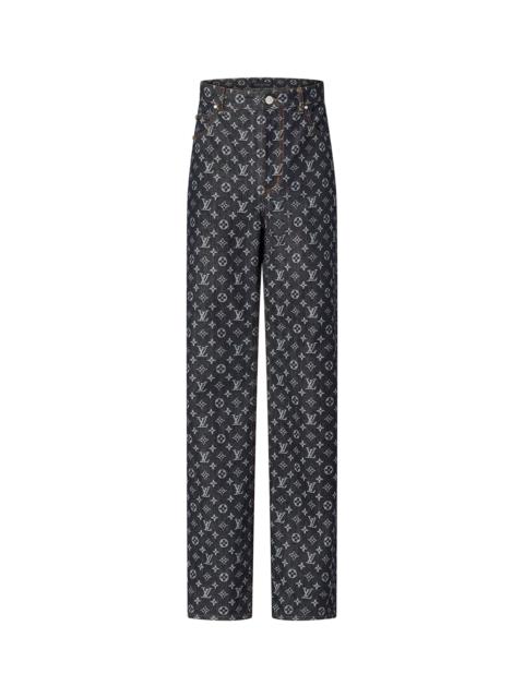 Louis Vuitton Monogram Jacquard Denim Skate Pants