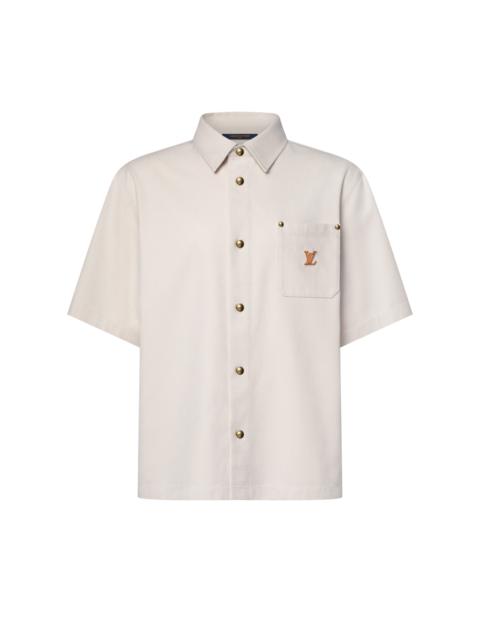 Louis Vuitton Short-Sleeved Silk-Cotton Shirt