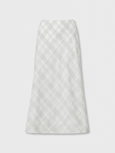 rag & bone Wren Plaid Cotton-Silk Skirt