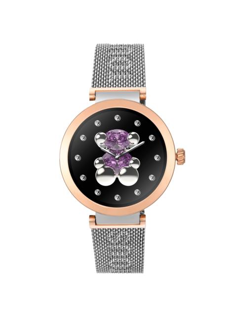 TOUS Smartwatch with steel and rose-colored steel bracelet TOUS S-CONNECT