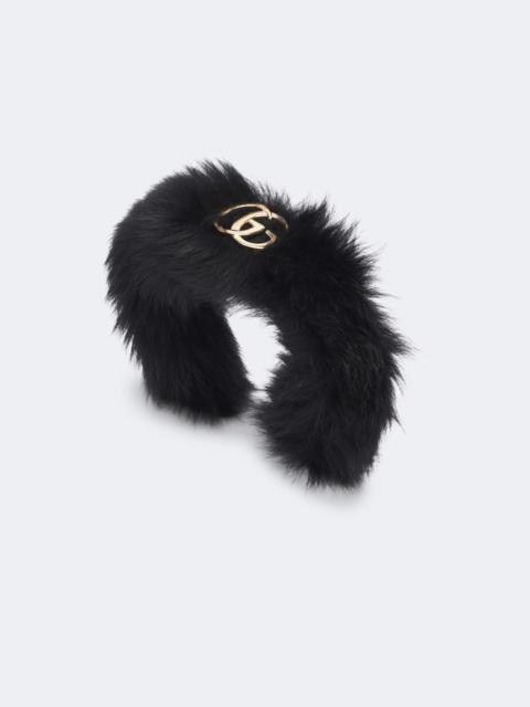 GUCCI Double G shearling headband