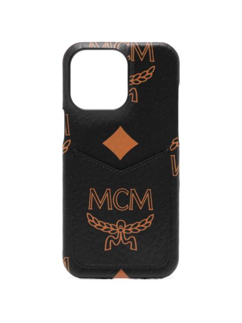 MCM Visetos-print iPhone 15 Pro Max phone case