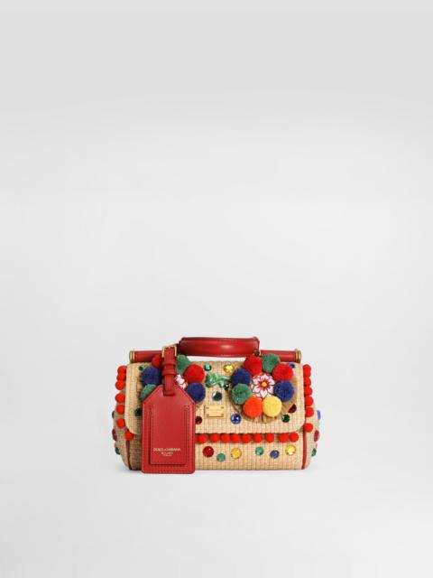 Dolce & Gabbana Mini My Sicily handbag in raffia