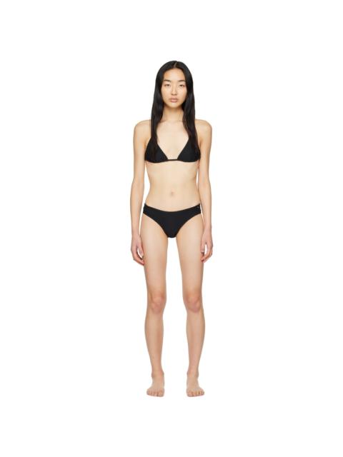 ANINE BING Black Amara & Riza Bikini