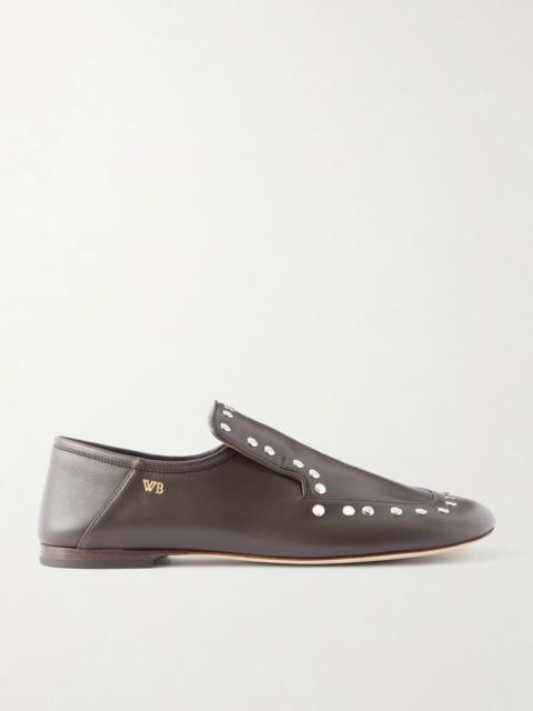 WALES BONNER Dakar Studded Leather Loafers