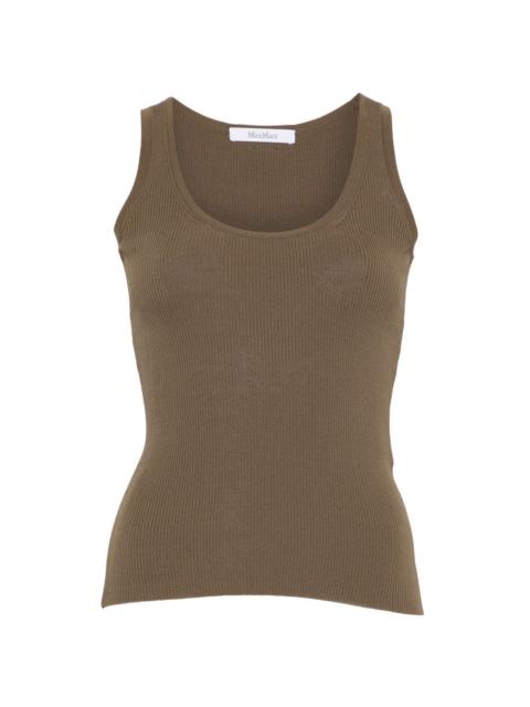 Max Mara Editta ribbed-knit tank top