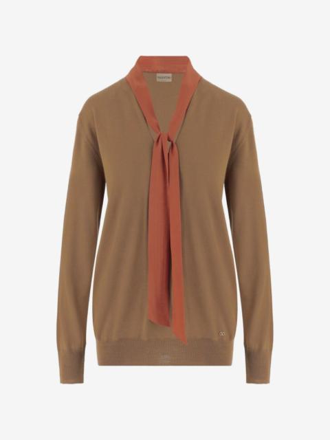 Valentino pussy-bow sweater