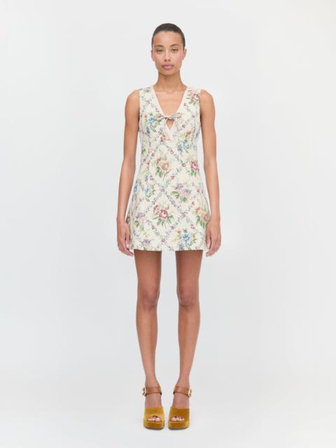 Hill House Home The Daria Dress - Tapestry Trellis Brocade