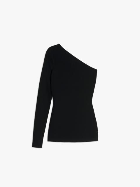 Victoria Beckham VB Body One Shoulder Top in Black