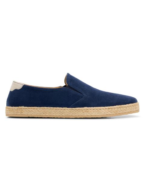 Brunello Cucinelli Suede slip-ons with rope insert