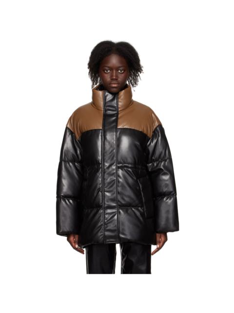 Black Milani Faux-Leather Jacket