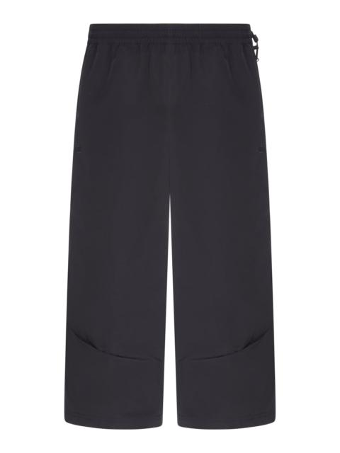 GUCCI COTTON AND NYLON BERMUDA SHORTS WITH EMBROIDERY