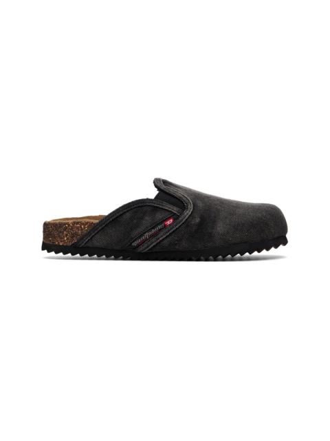 Diesel Black D-Woodstock Slip-on Loafers