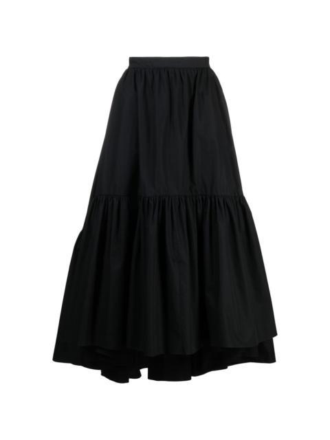 PATOU asymmetric A-line skirt