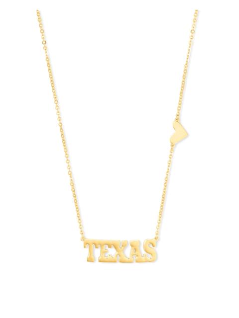 KENDRA SCOTT Texas Pendant Necklace in 18k Gold Vermeil