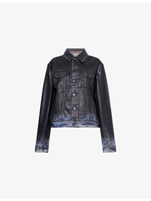 Acne Studios Coated Classic Denim Jacket