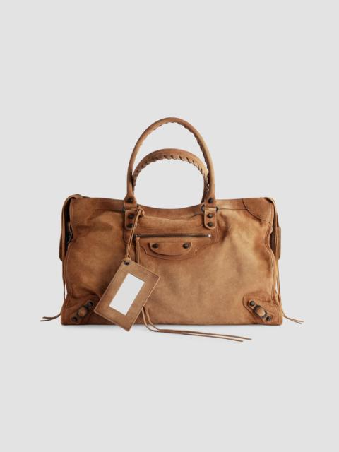 BALENCIAGA Men's Le City Large Tote Bag - Camel