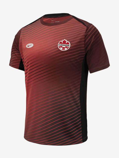 Canada Nike Men's Soccer Short-Sleeve Pre-Match Top