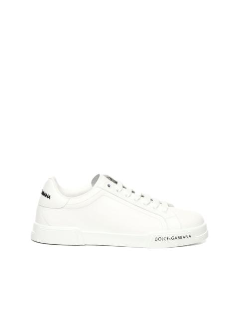 Dolce & Gabbana Portofino leather low-top sneakers